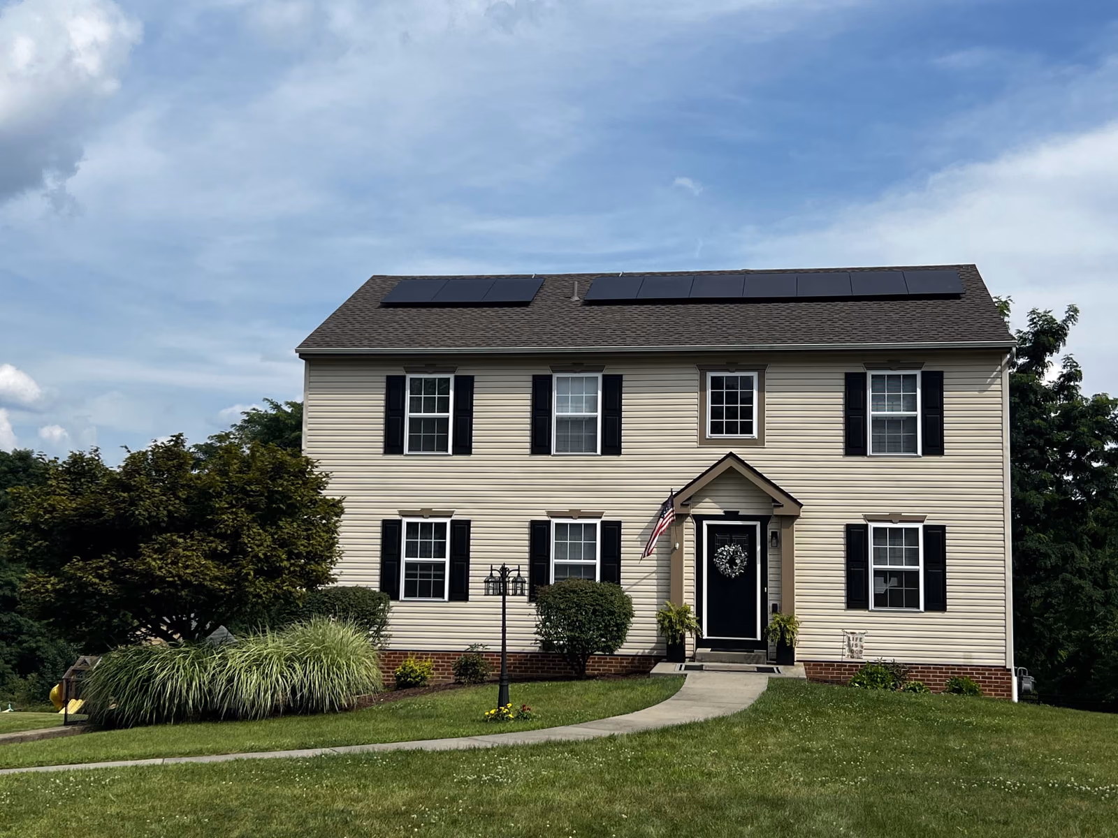 A VRGN Solar home, solar transfers with the property when you sell